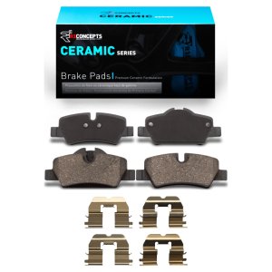 Mini Cooper Brake Pads - Rear - R1 Concepts - Ceramic - `14-`24